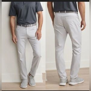 Peter Millar Performance 5-Pocket Pants British Grey , size 38/32